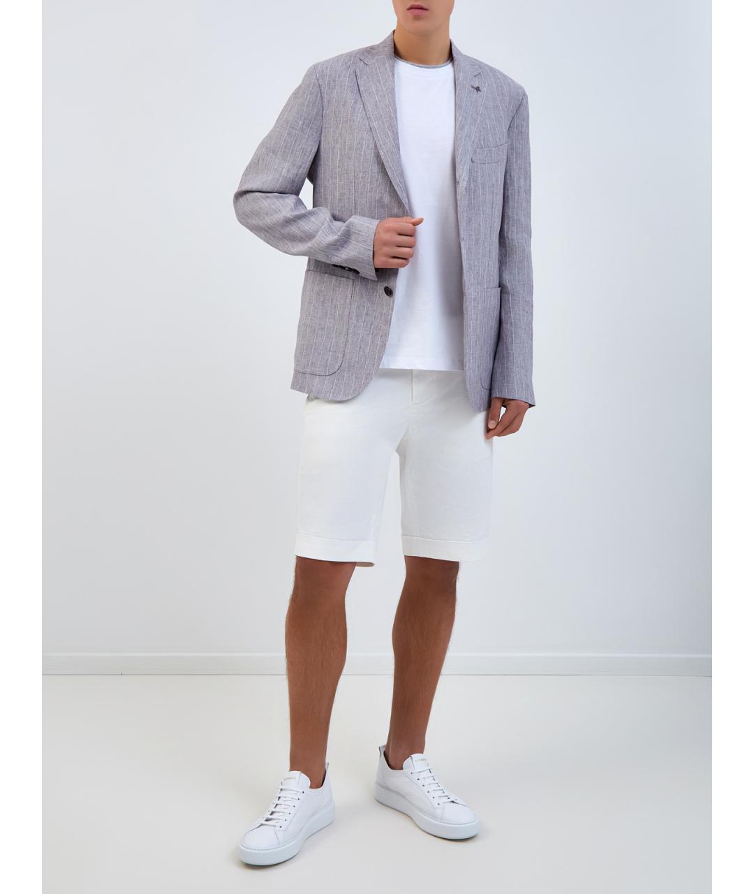 PESERICO Белая хлопковая футболка, фото 2