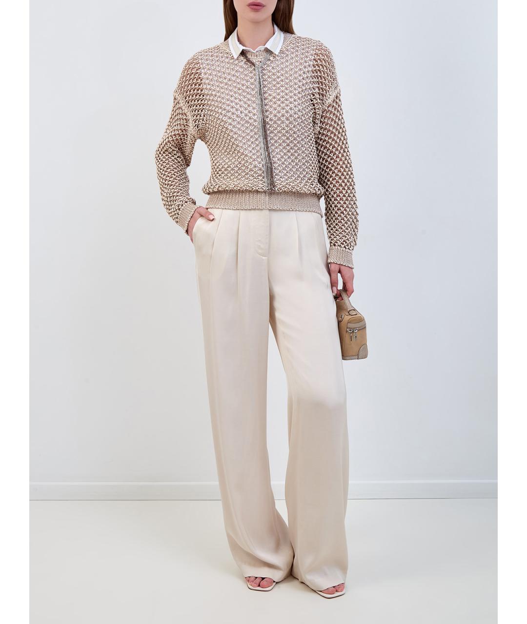 PESERICO Белая хлопковая рубашка, фото 2