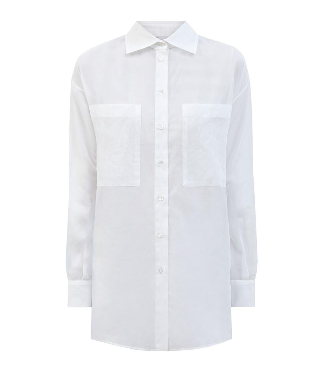 ELEVENTY Белая хлопковая рубашка, фото 1
