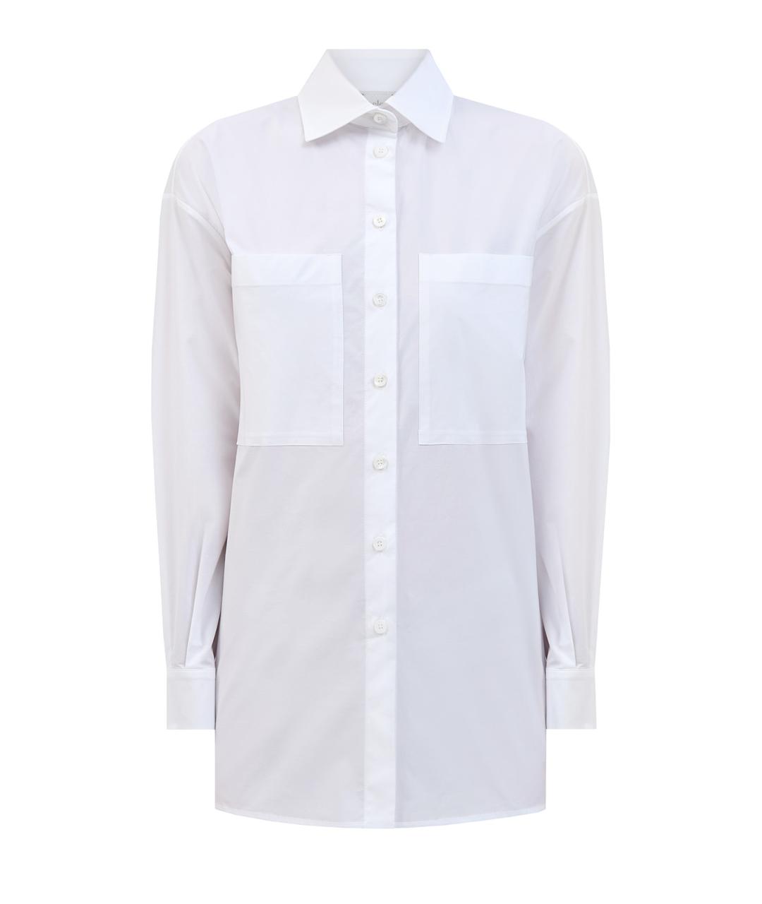 ELEVENTY Белая хлопковая рубашка, фото 1