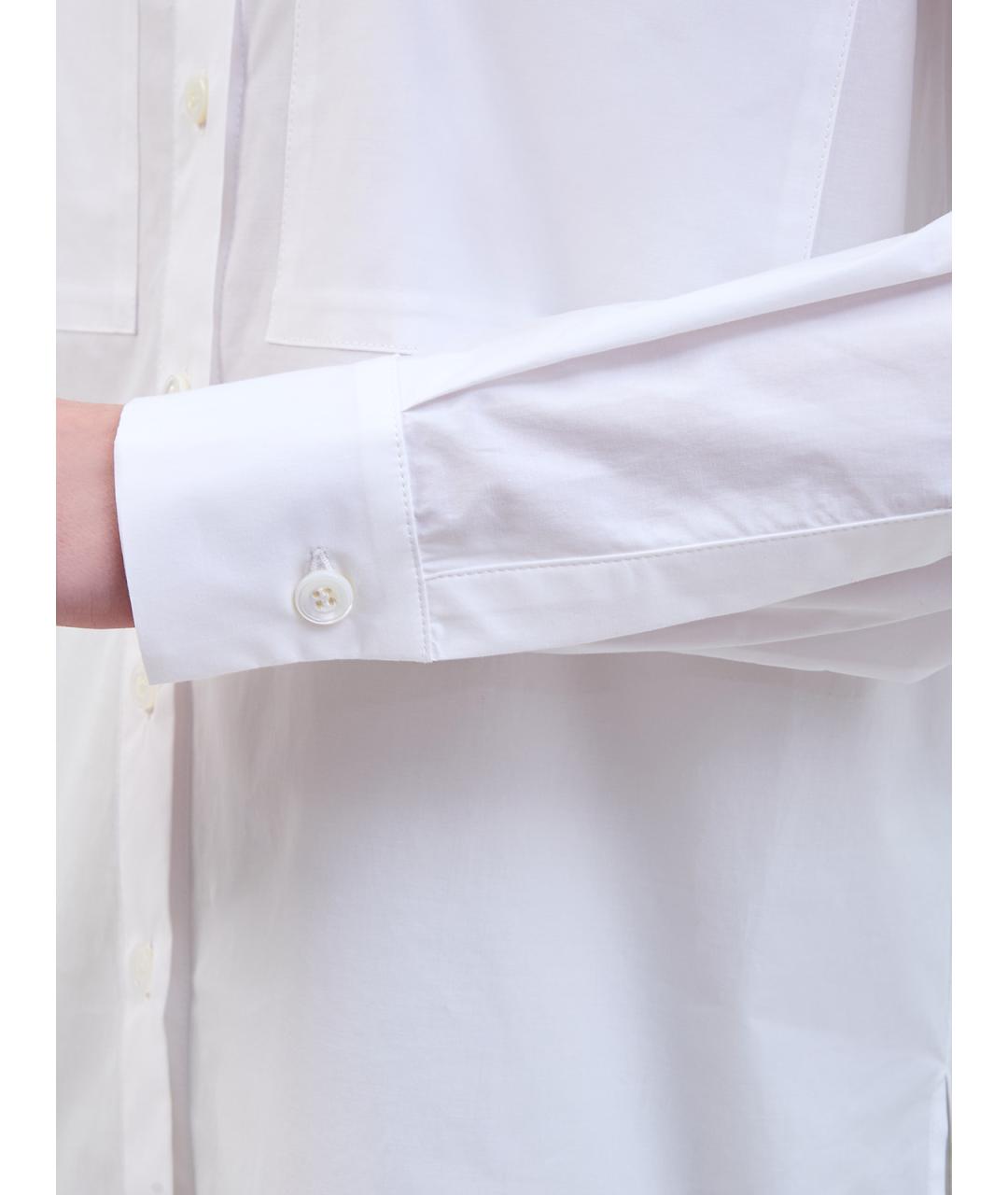 ELEVENTY Белая хлопковая рубашка, фото 5