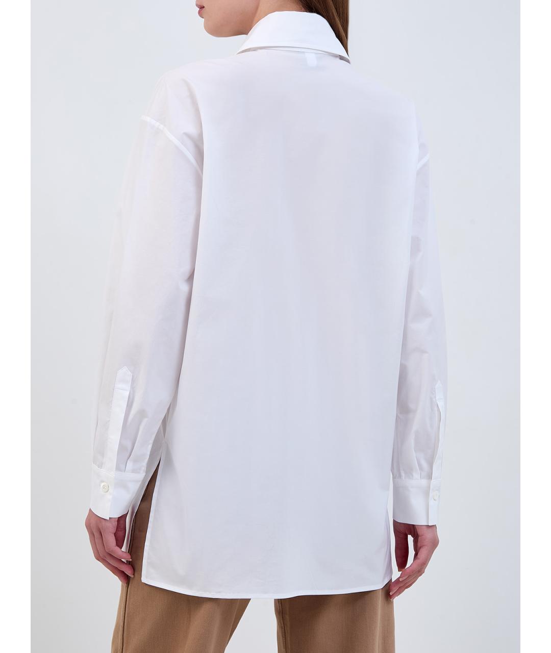 ELEVENTY Белая хлопковая рубашка, фото 4