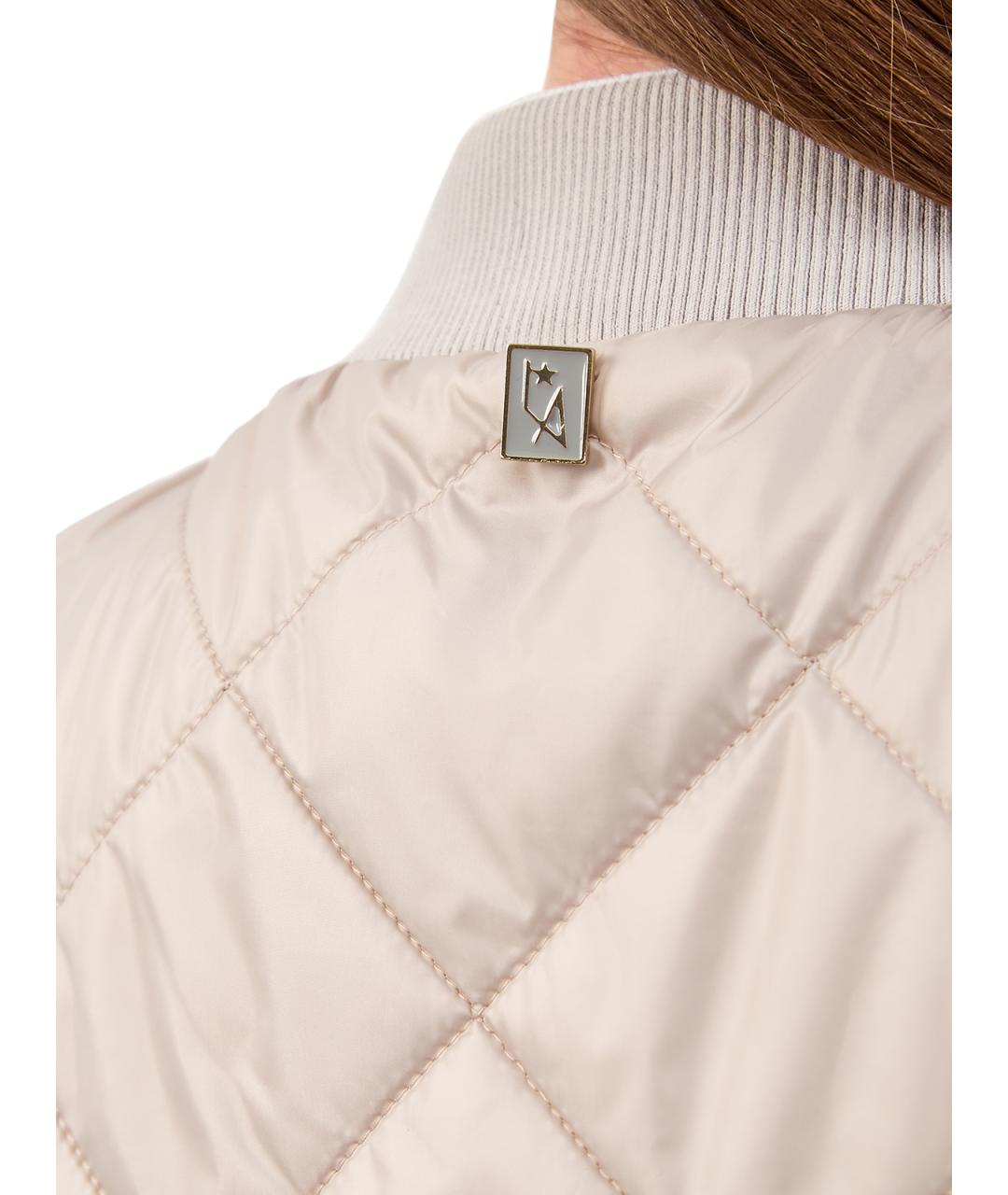 LORENA ANTONIAZZI Бежевый полиэстеровый жилет, фото 5