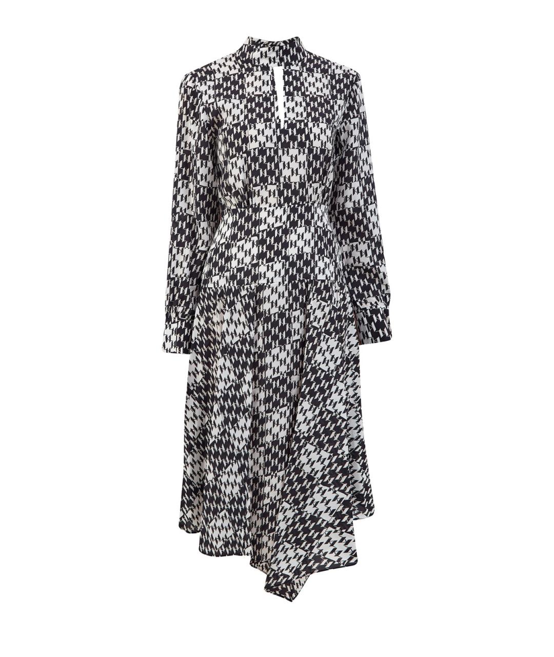 KARL LAGERFELD Мульти шелковое повседневное платье, фото 1