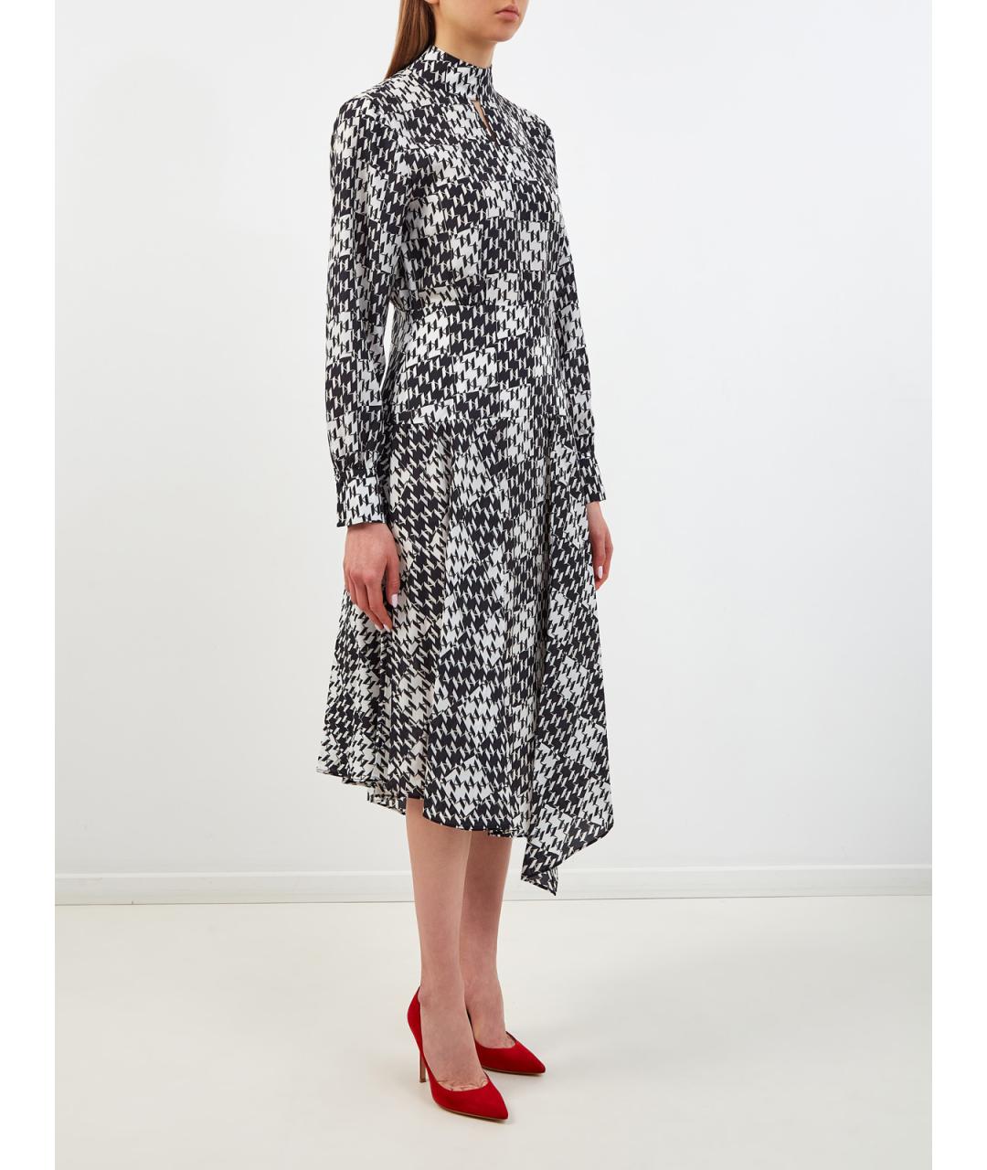 KARL LAGERFELD Мульти шелковое повседневное платье, фото 3