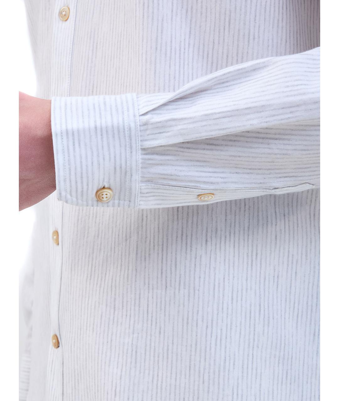 ELEVENTY Белая хлопковая классическая рубашка, фото 5