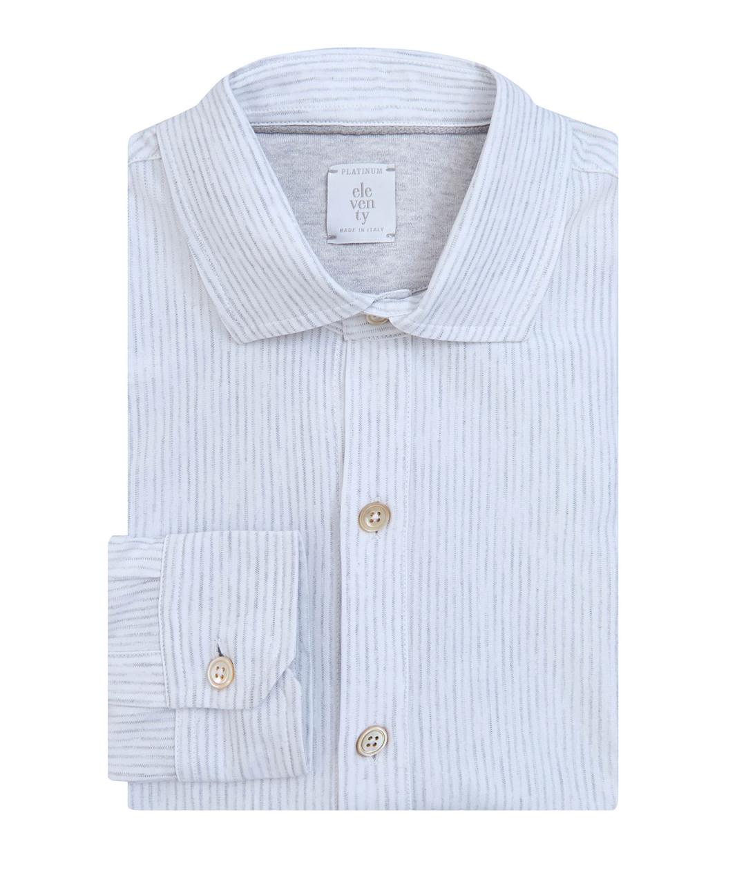 ELEVENTY Белая хлопковая классическая рубашка, фото 1