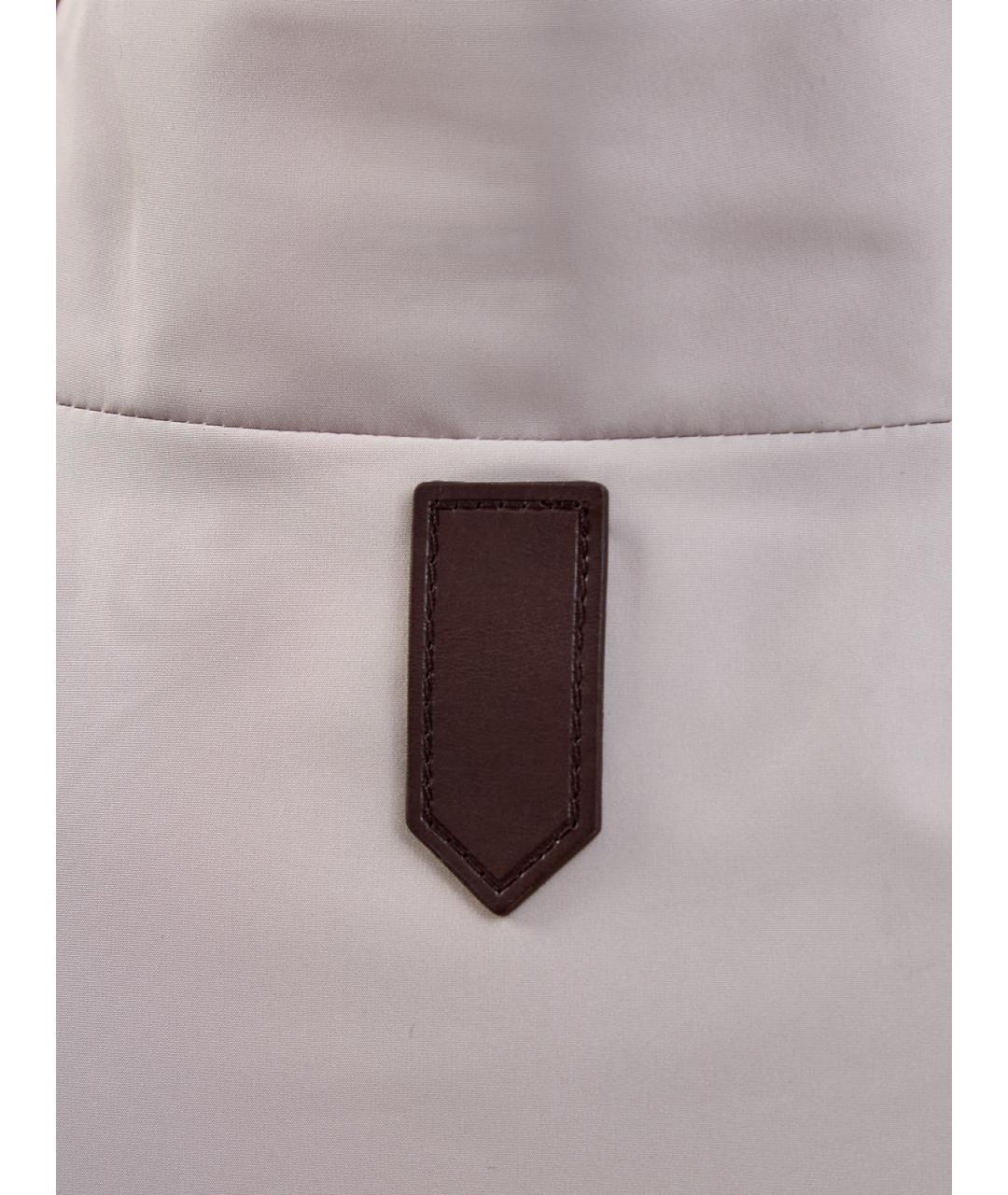 CANALI Бежевая полиэстеровая куртка, фото 5