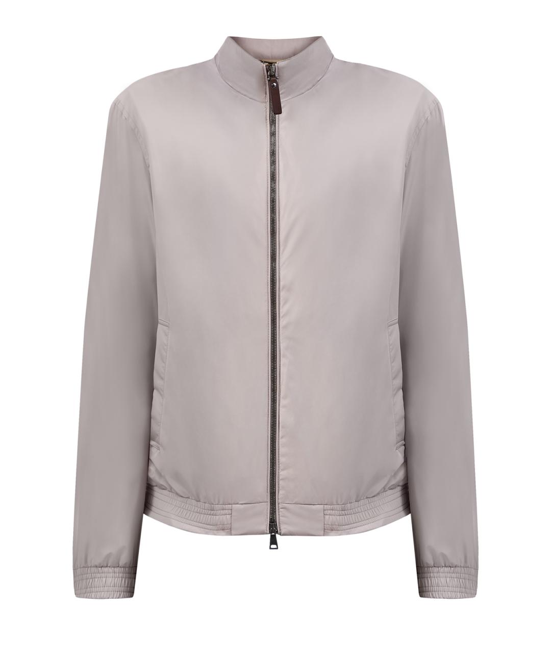 CANALI Бежевая полиэстеровая куртка, фото 1