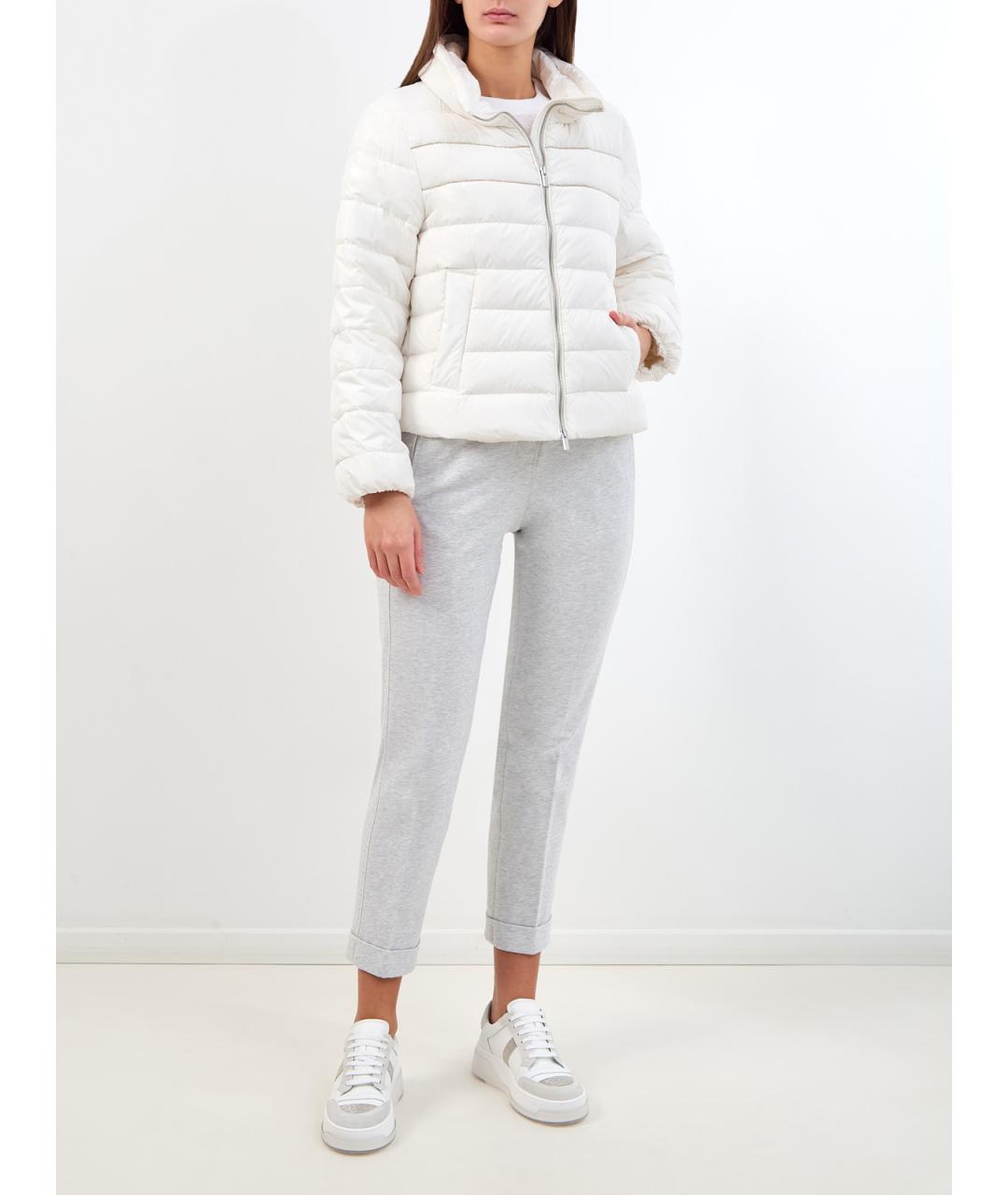 PESERICO Белая полиэстеровая куртка, фото 2