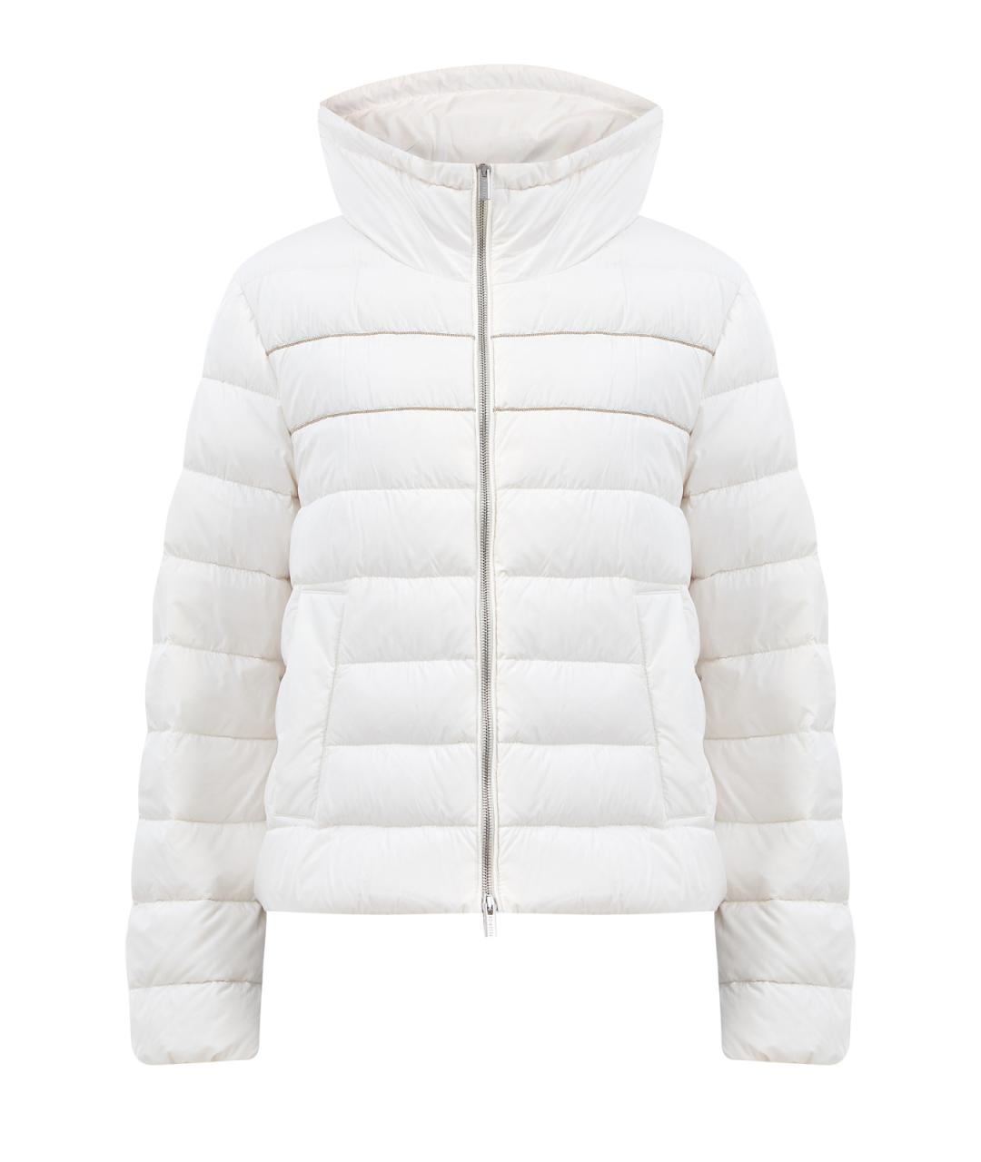 PESERICO Белая полиэстеровая куртка, фото 1