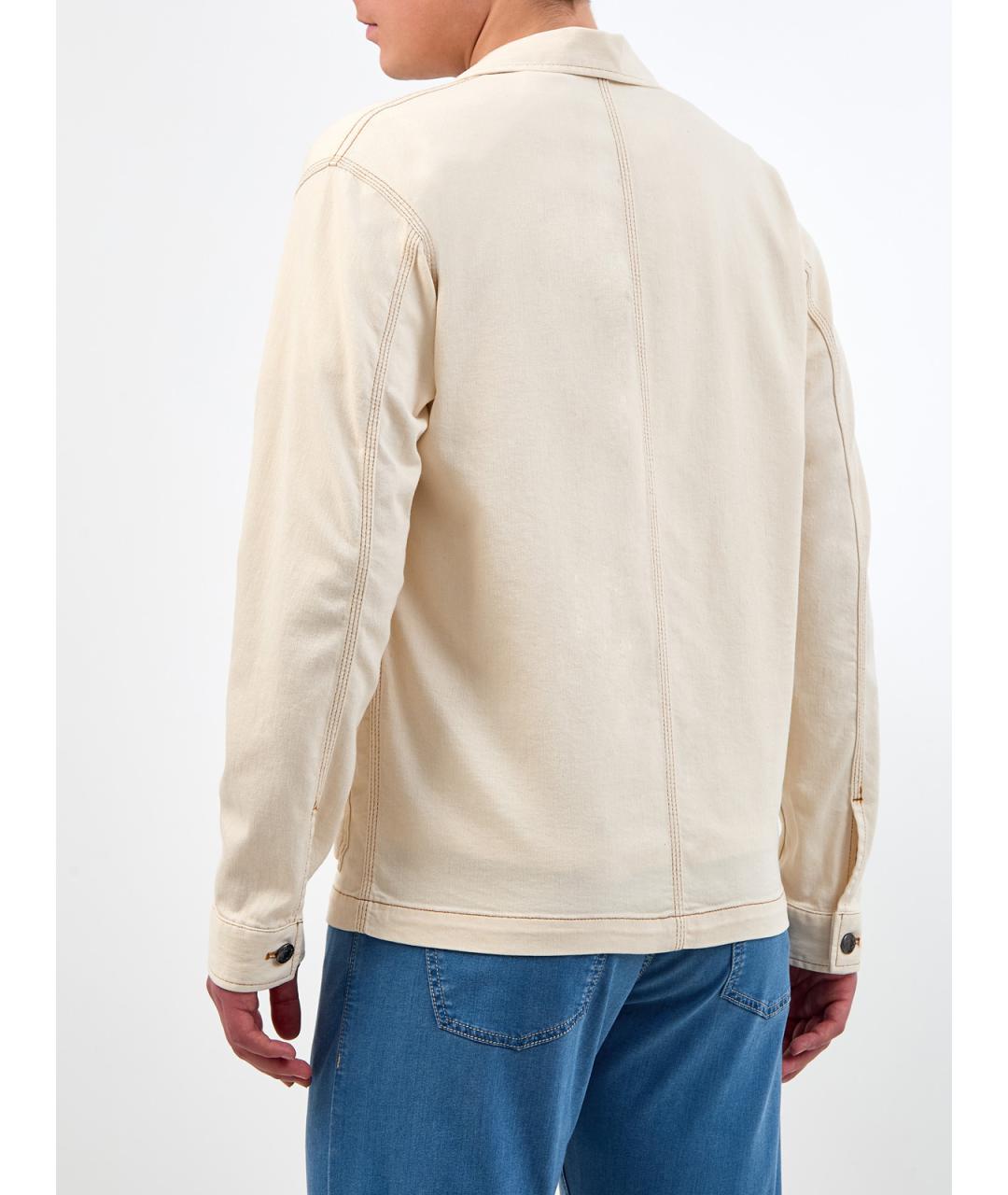 CANALI Бежевая хлопковая куртка, фото 4