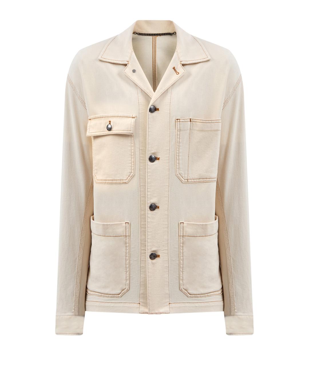 CANALI Бежевая хлопковая куртка, фото 1