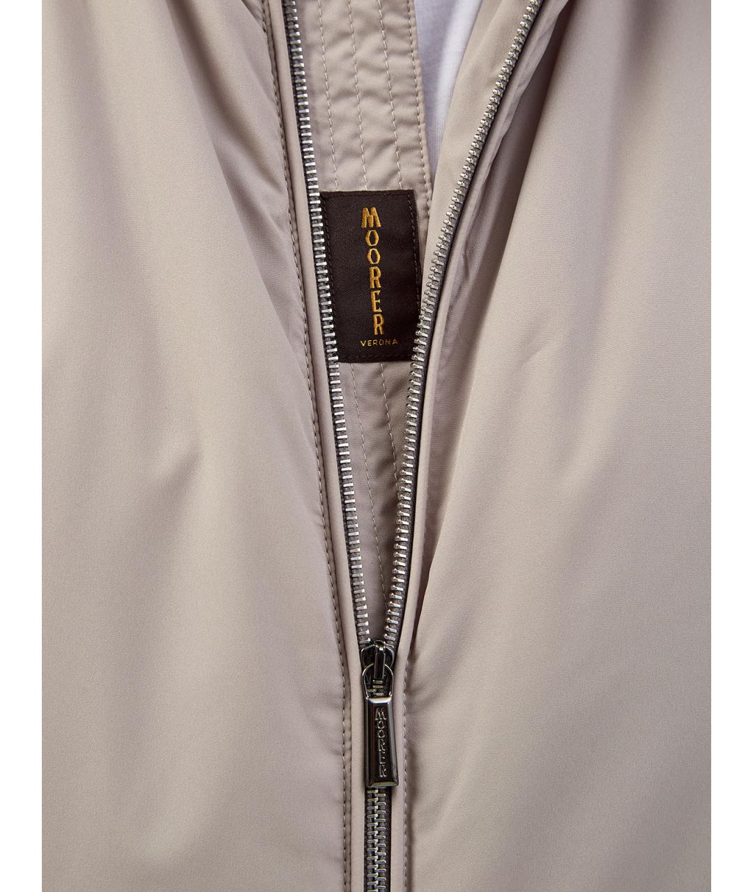MOORER Бежевый полиэстеровый жилет, фото 5