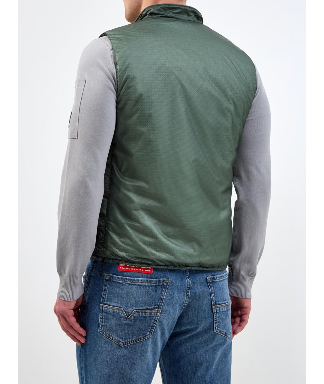 CP COMPANY Зеленый полиамидовый жилет, фото 4