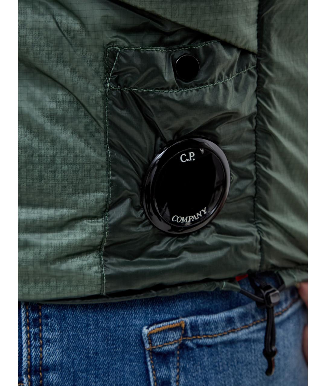 CP COMPANY Зеленый полиамидовый жилет, фото 5