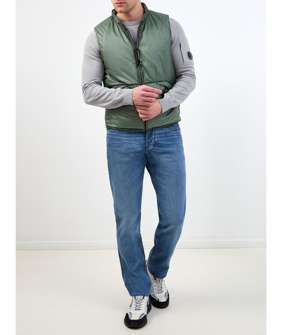 CP COMPANY Зеленый полиамидовый жилет, фото 2