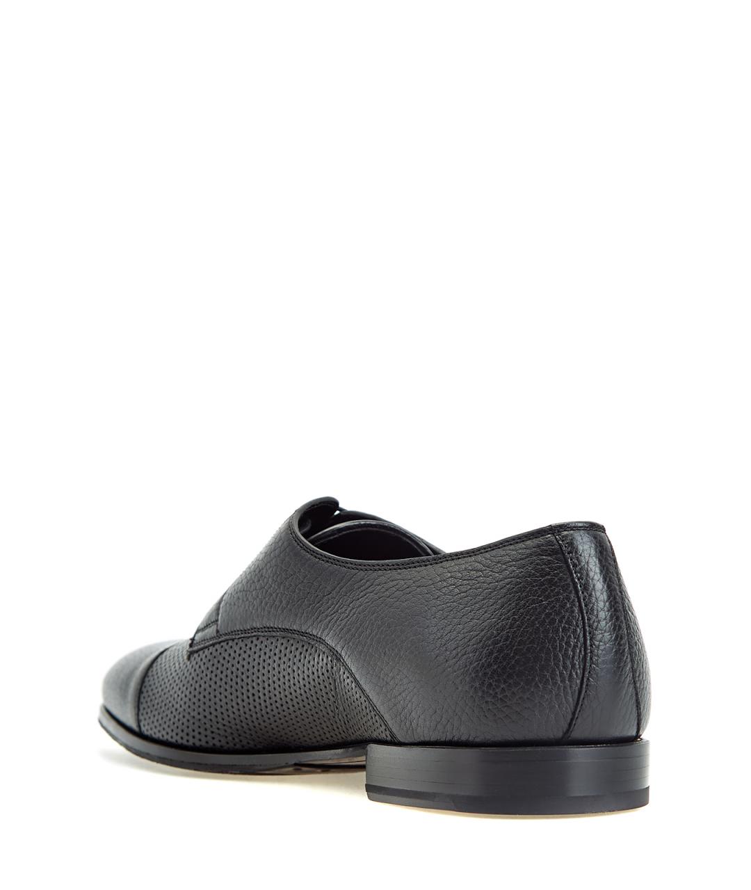 BARRETT Черные кожаные туфли, фото 4