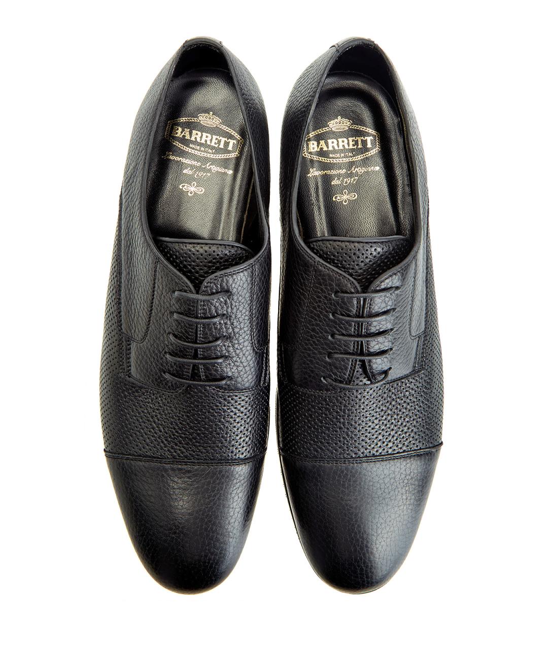 BARRETT Черные кожаные туфли, фото 5