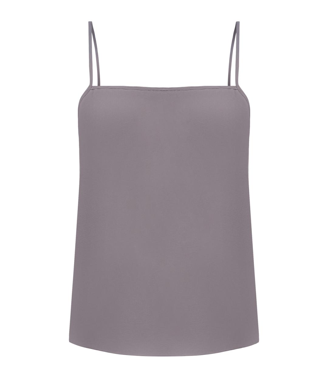 FABIANA FILIPPI Серая полиэстеровая майка, фото 1