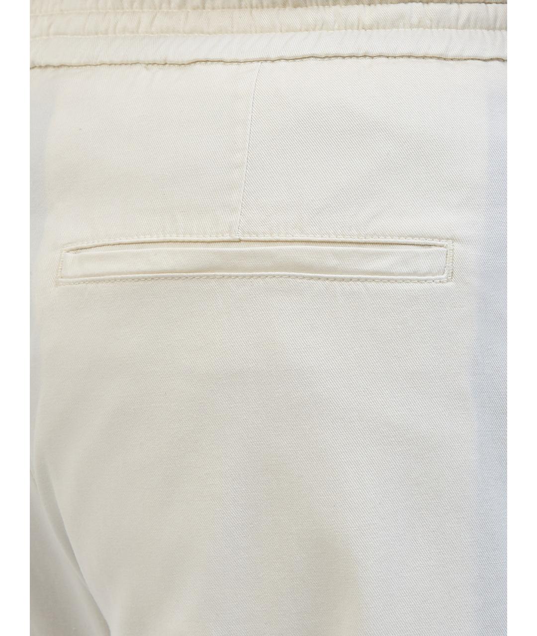 CANALI Белые повседневные брюки, фото 5