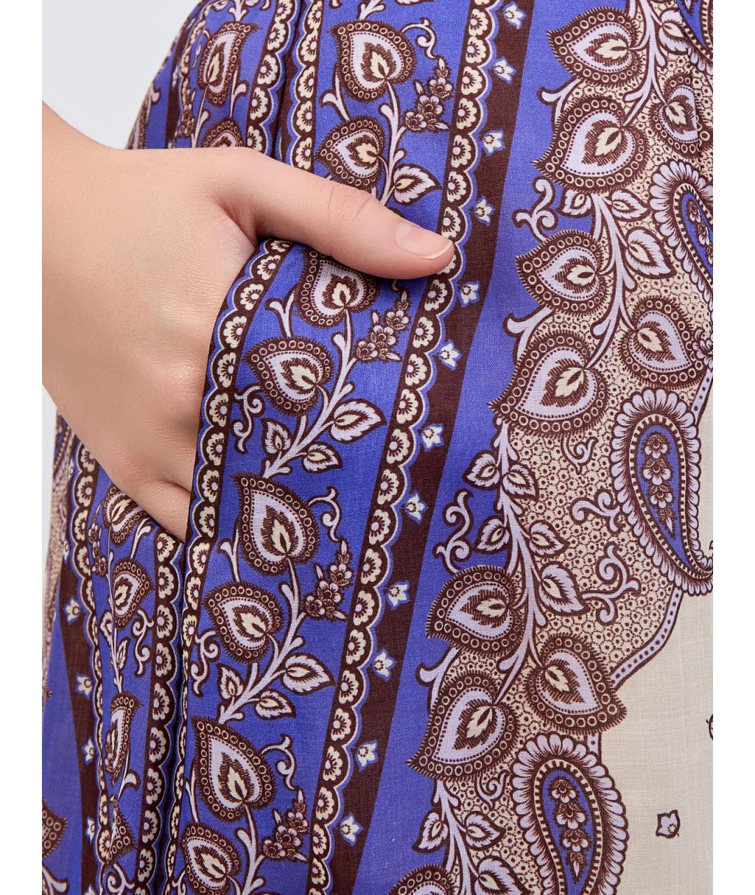 ZIMMERMANN Мульти льняные брюки широкие, фото 5