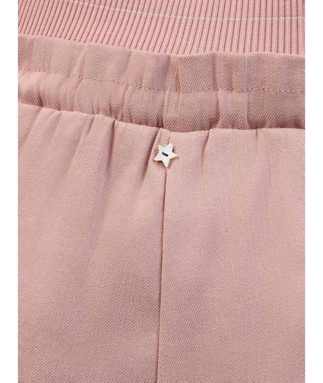LORENA ANTONIAZZI Розовые льняные прямые брюки, фото 5