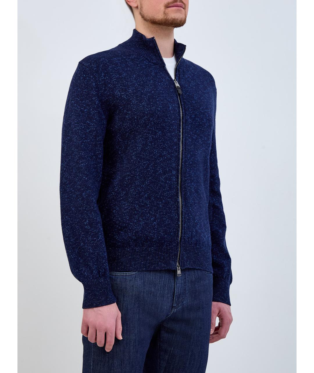 CANALI Синий кардиган, фото 3