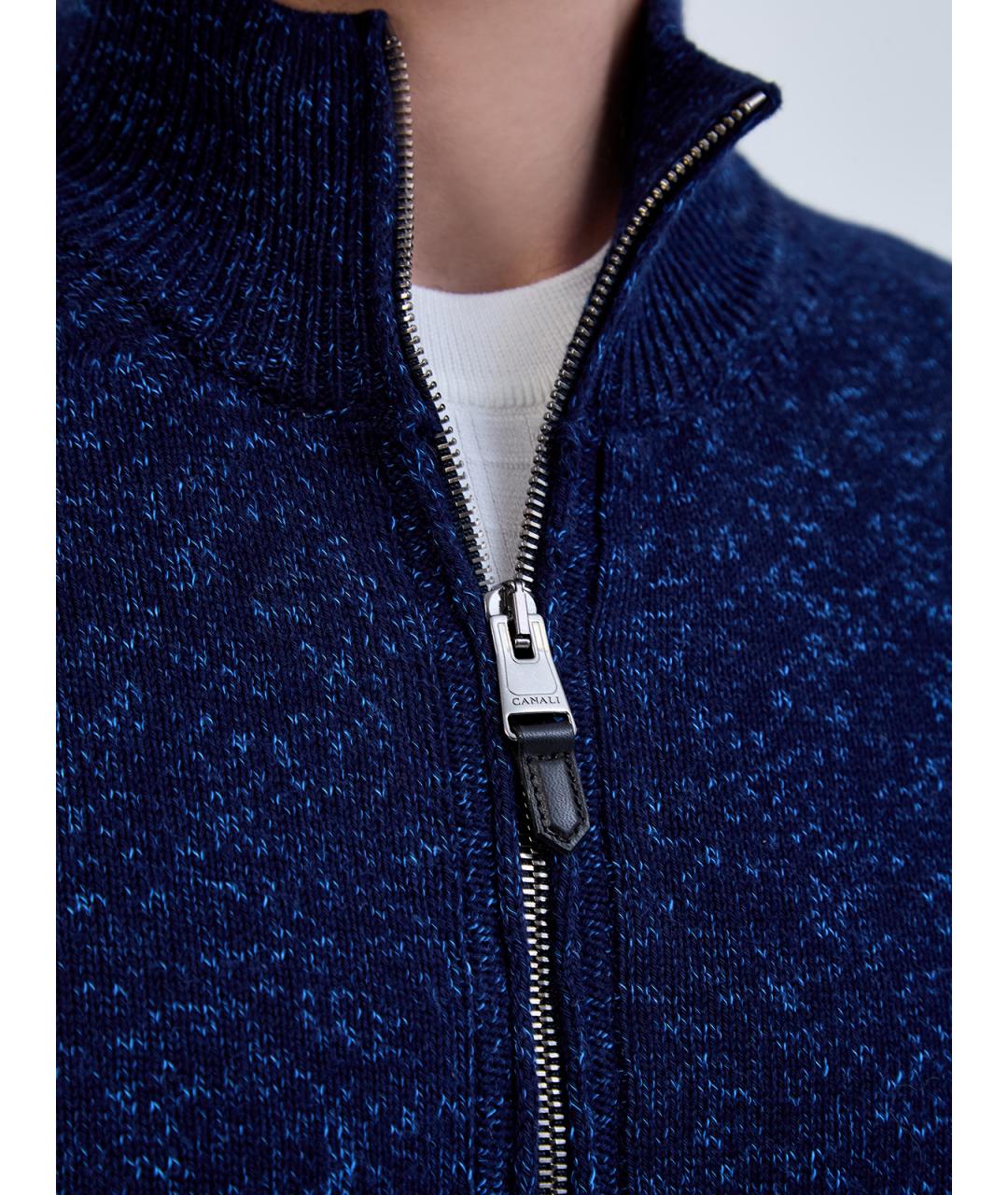 CANALI Синий кардиган, фото 5