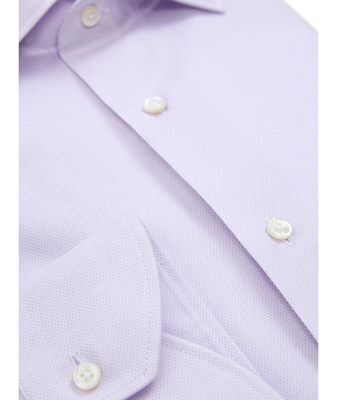 CANALI Розовая хлопковая классическая рубашка, фото 3