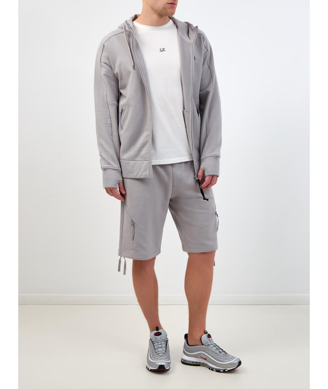 CP COMPANY Белая хлопковая футболка, фото 2