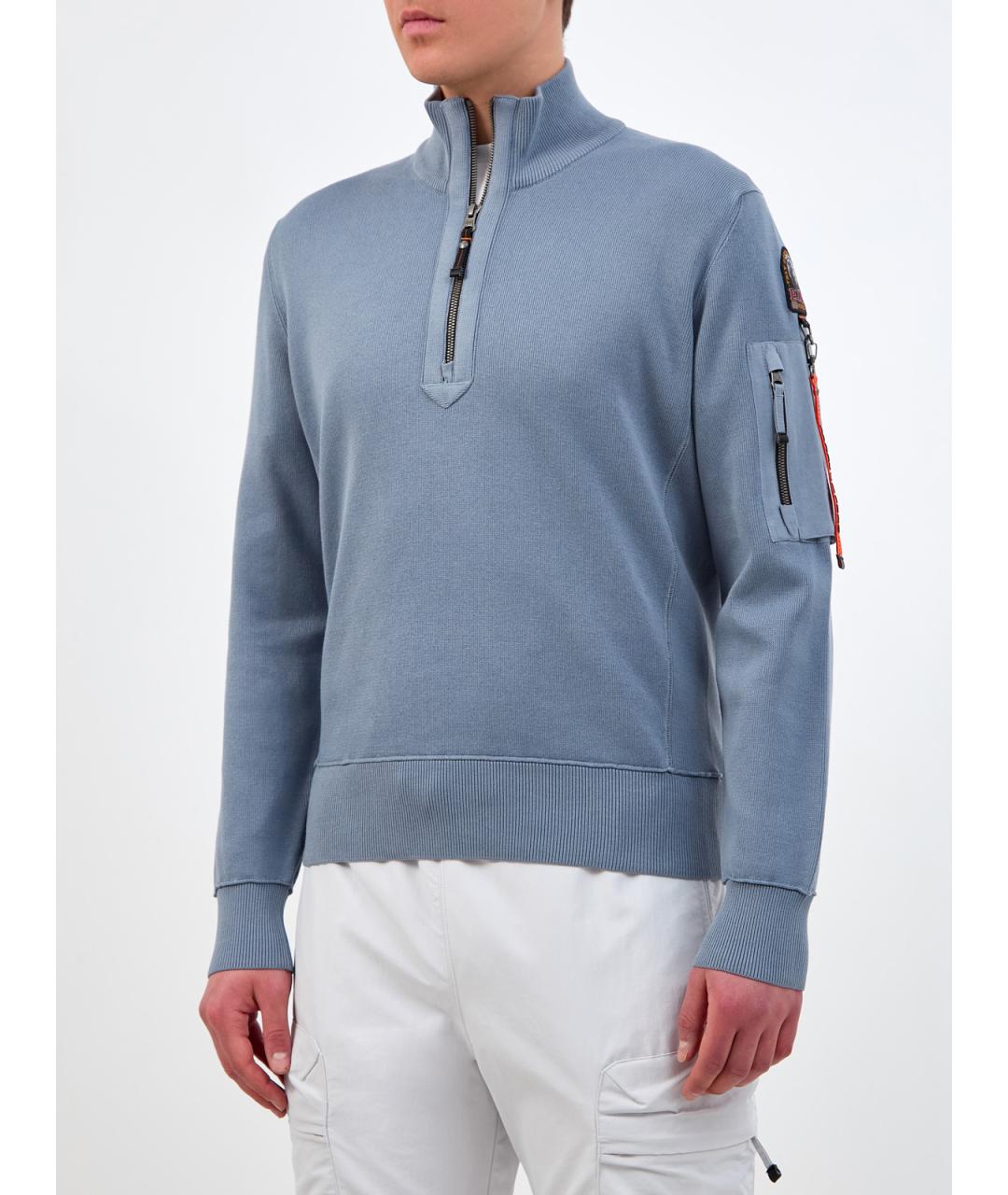 PARAJUMPERS Голубой хлопковый джемпер / свитер, фото 3