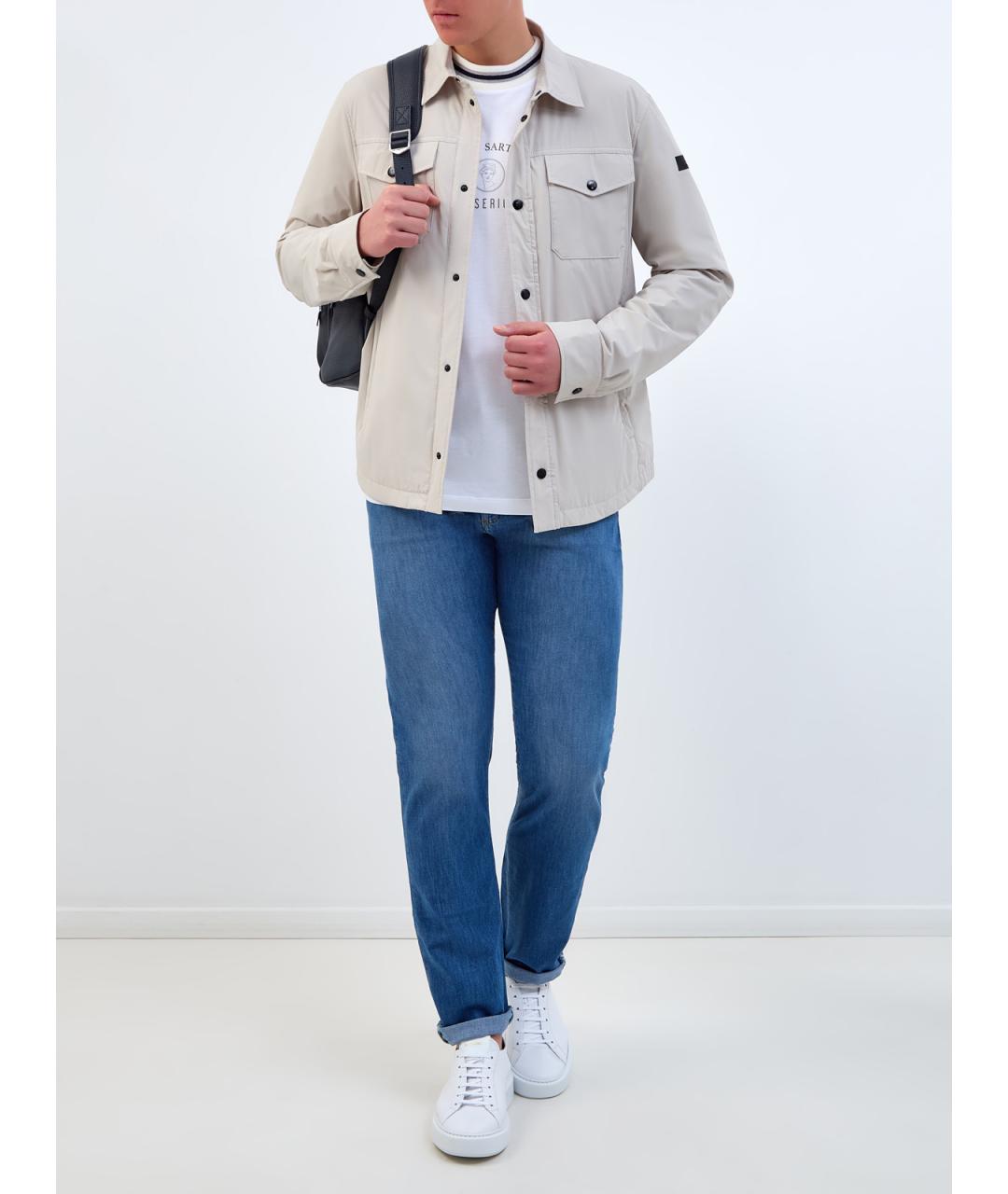 HETREGO Бежевая полиамидовая куртка, фото 2