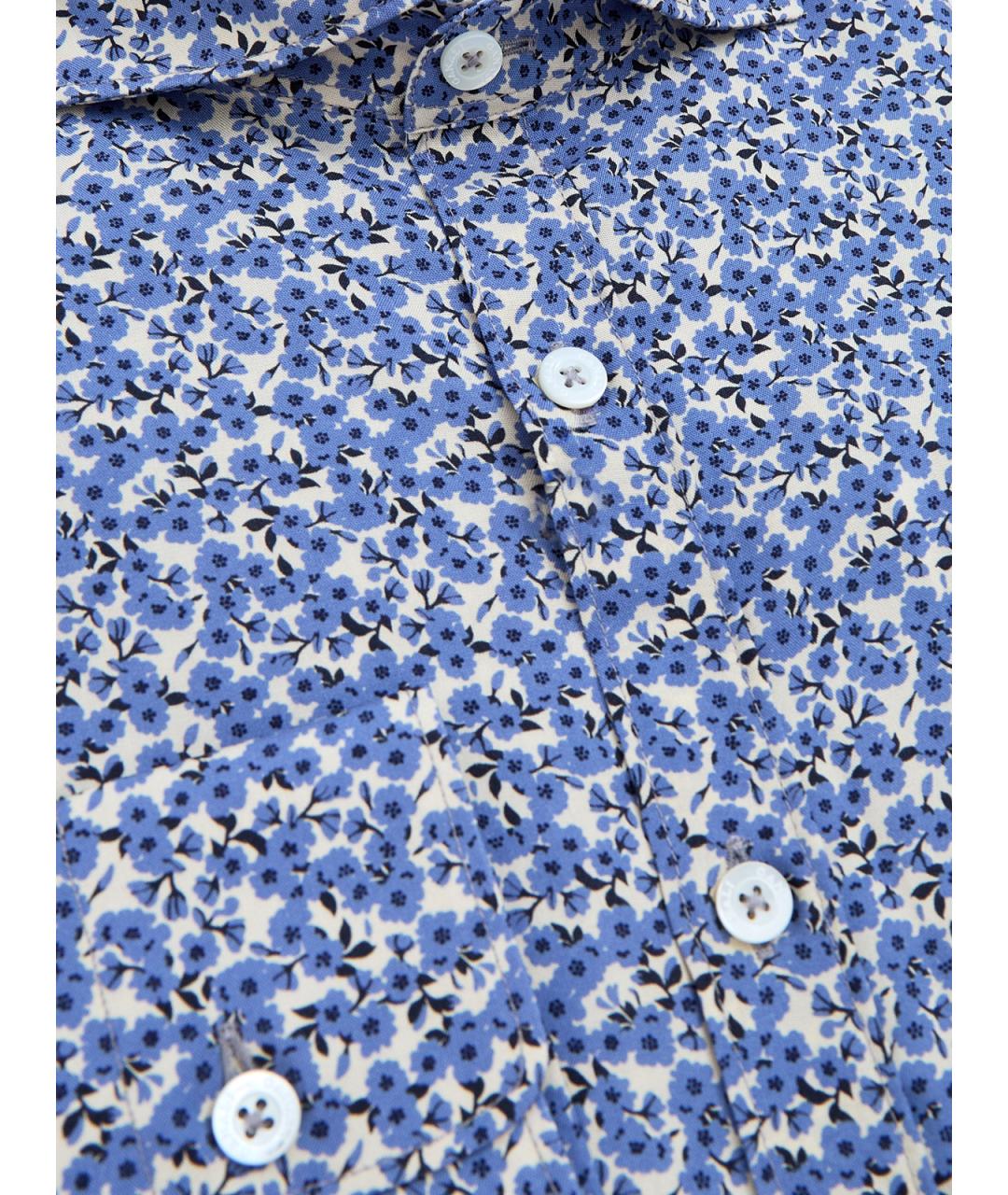 CANALI Синяя кэжуал рубашка, фото 3