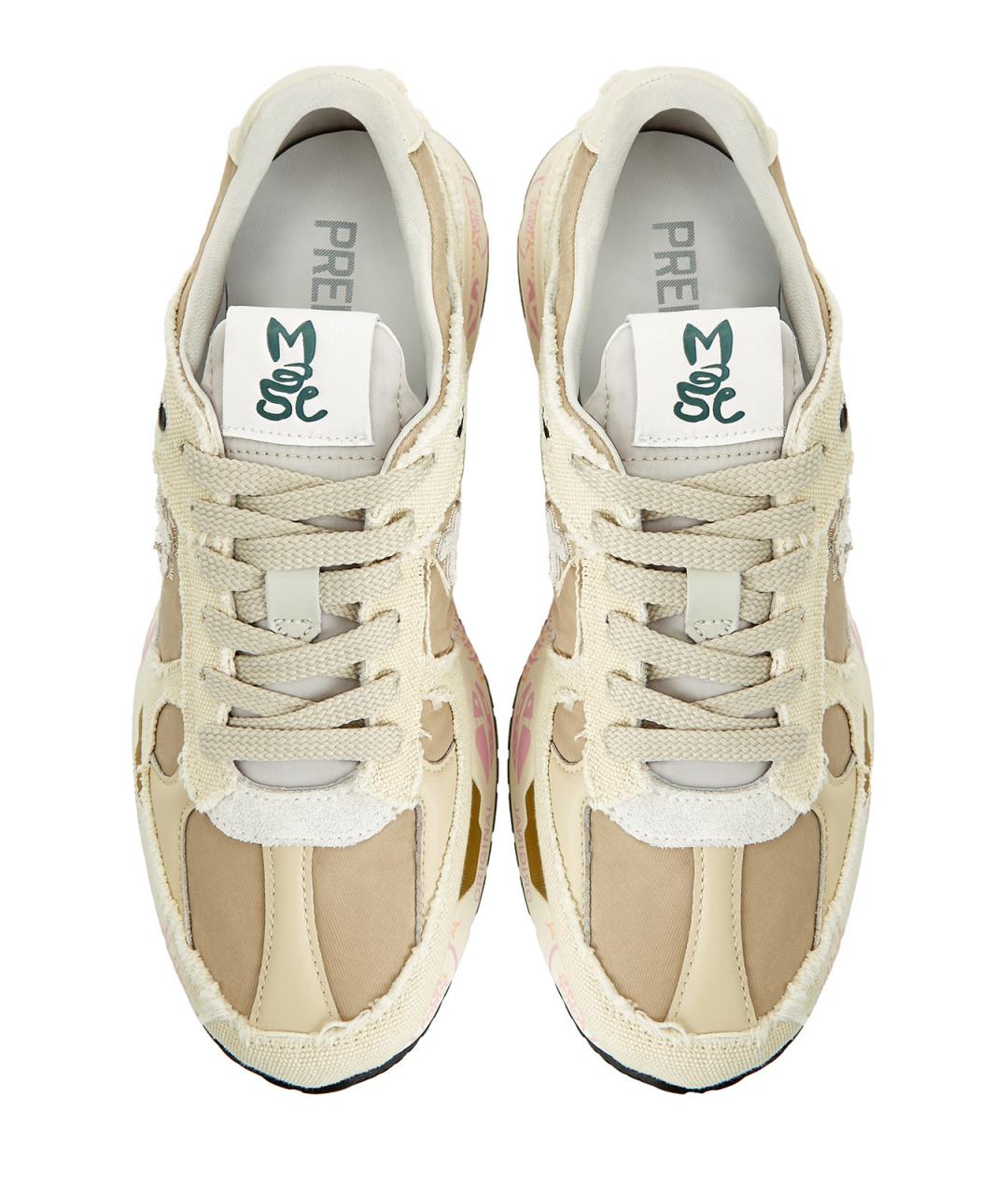 PREMIATA Бежевые синтетические кроссовки, фото 5