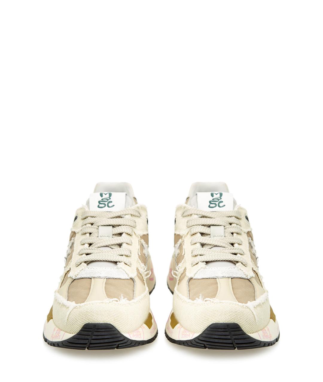 PREMIATA Бежевые синтетические кроссовки, фото 6