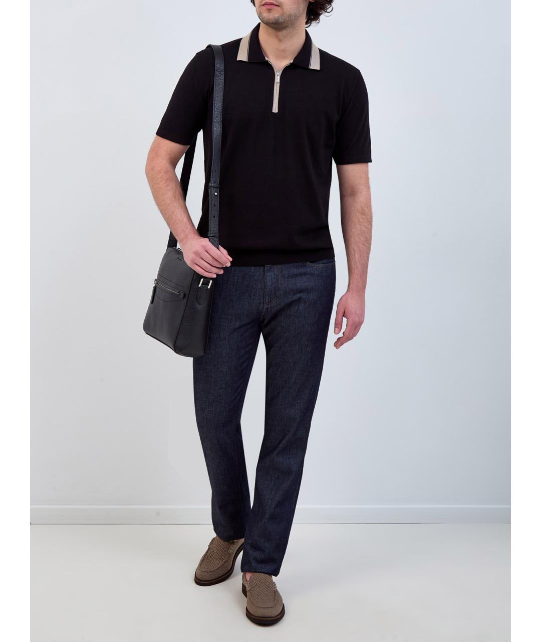 DOUCAL'S Серые текстильные лоферы, фото 6