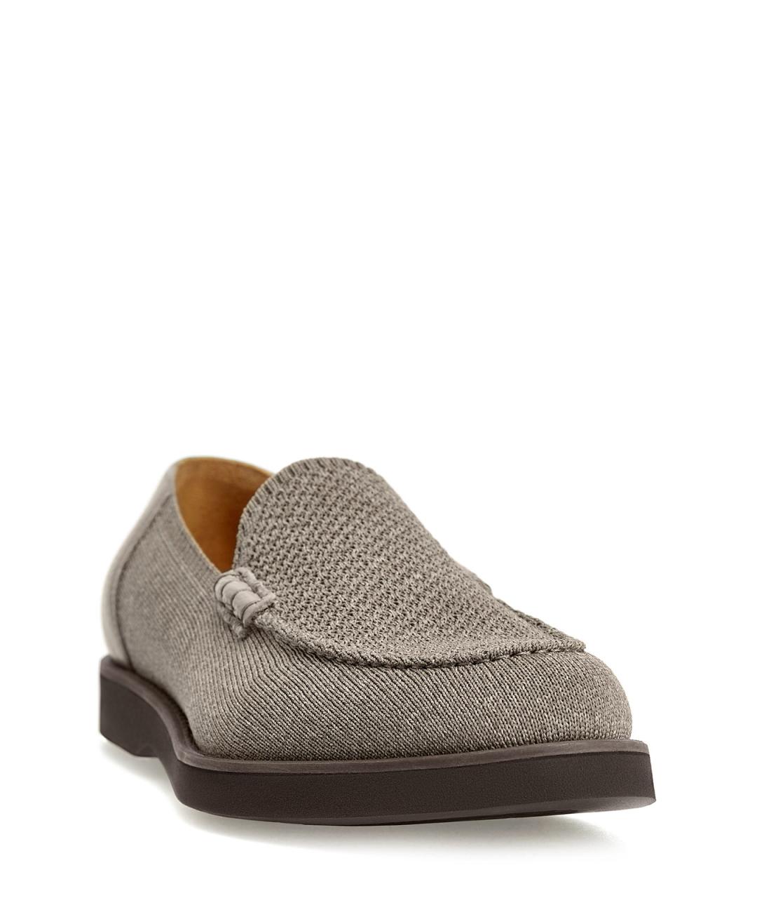 DOUCAL'S Серые текстильные лоферы, фото 3