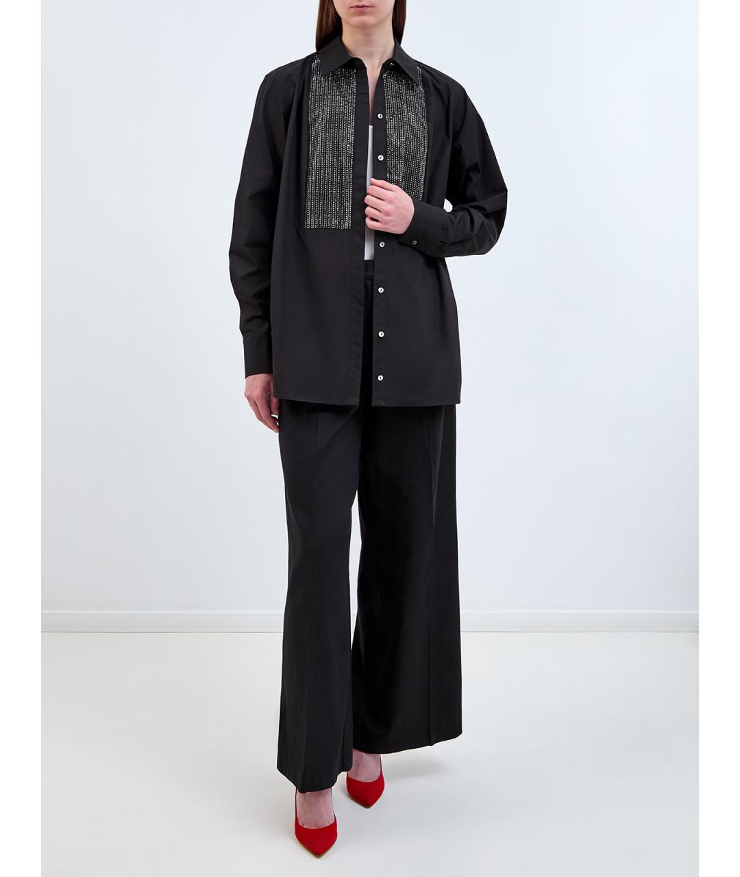 KARL LAGERFELD Черная хлопковая рубашка, фото 2