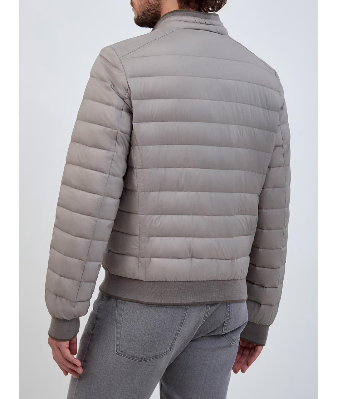 MOORER Бежевая полиамидовая куртка, фото 4