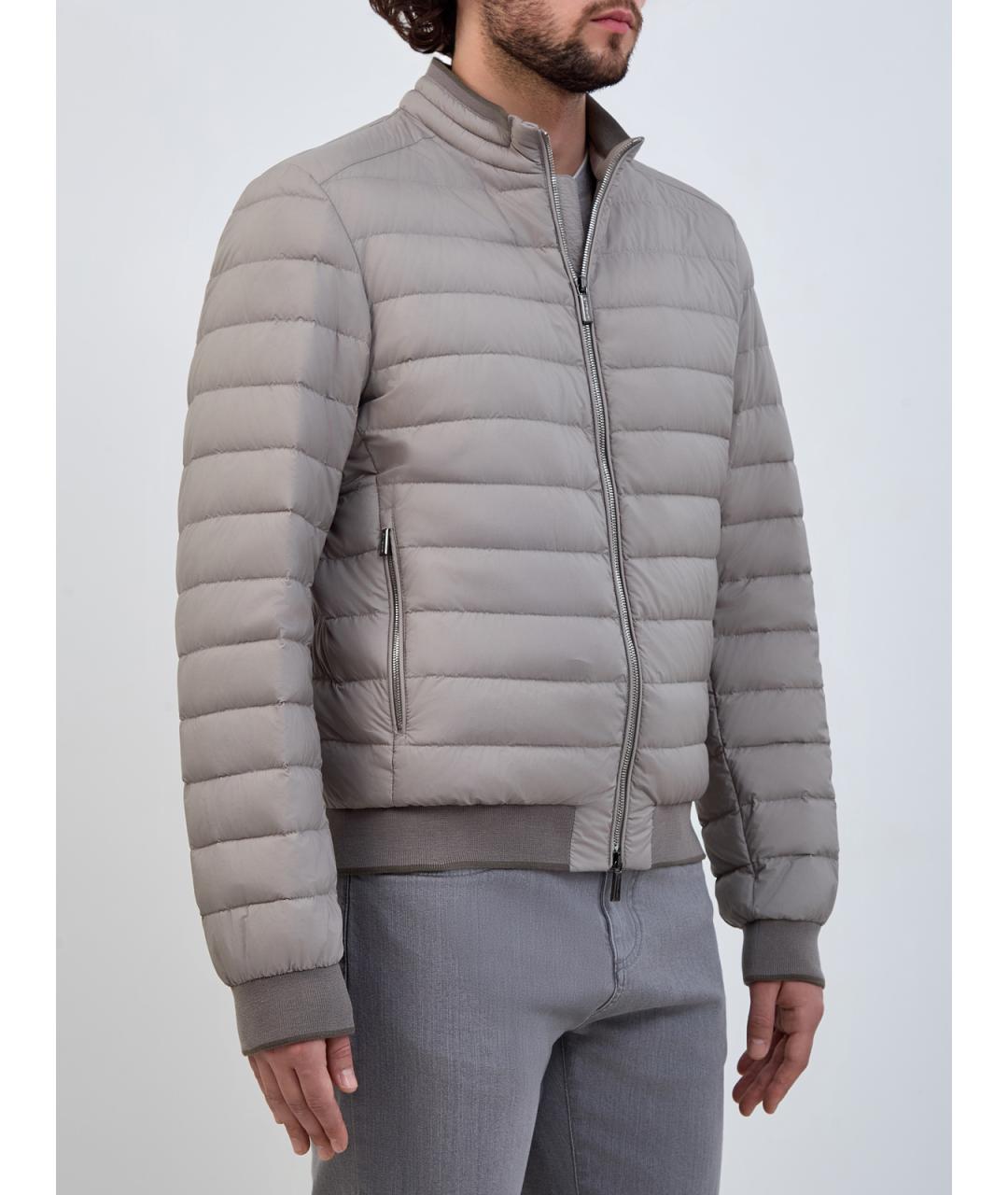 MOORER Бежевая полиамидовая куртка, фото 3