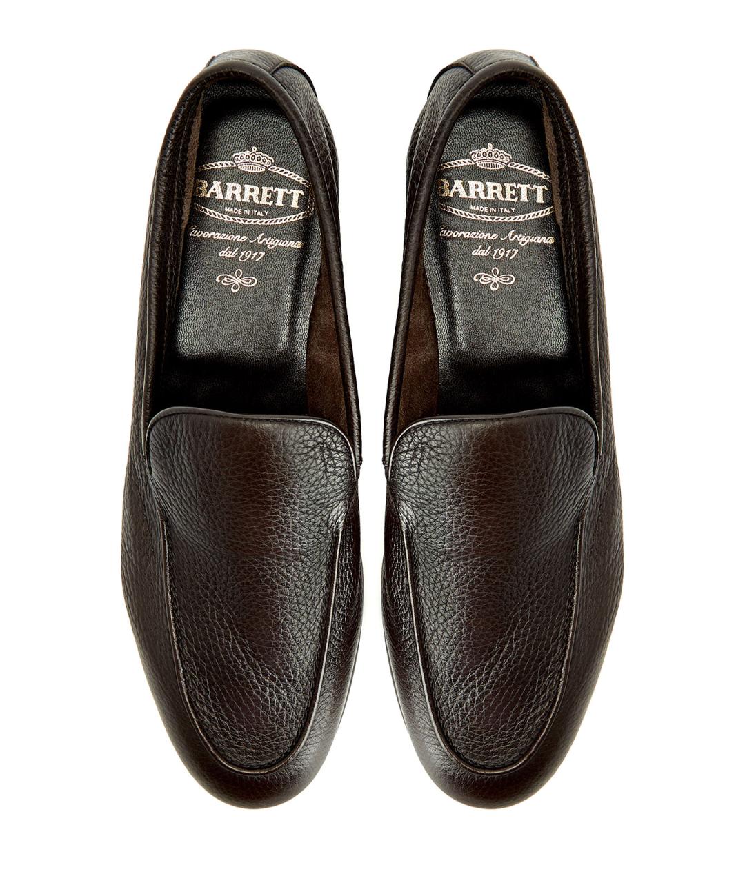 BARRETT Коричневые кожаные лоферы, фото 6
