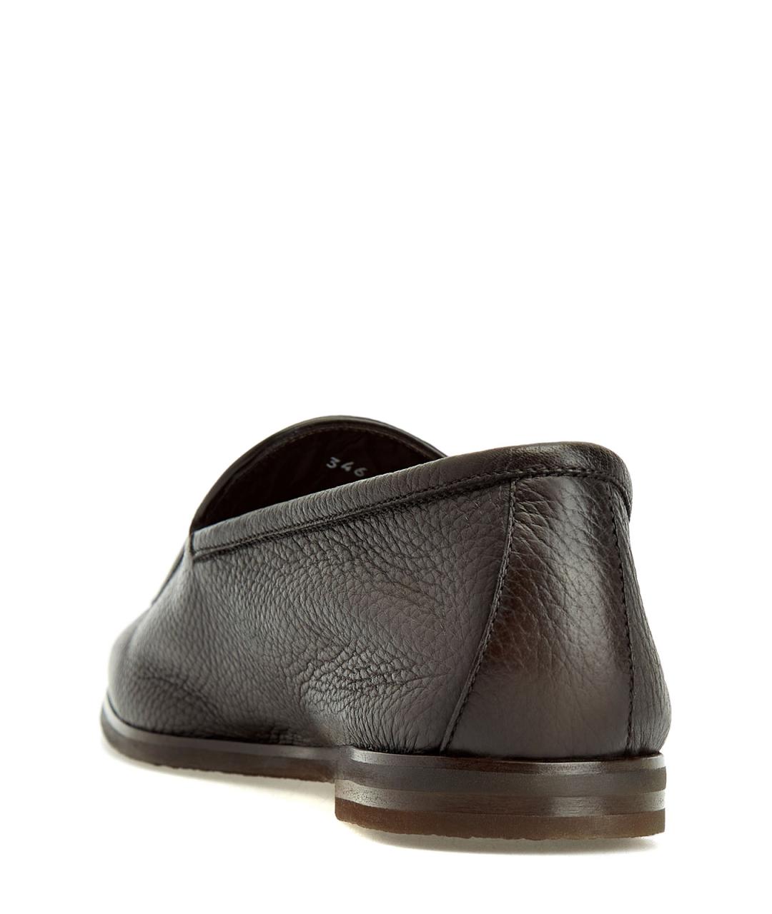 BARRETT Коричневые кожаные лоферы, фото 4