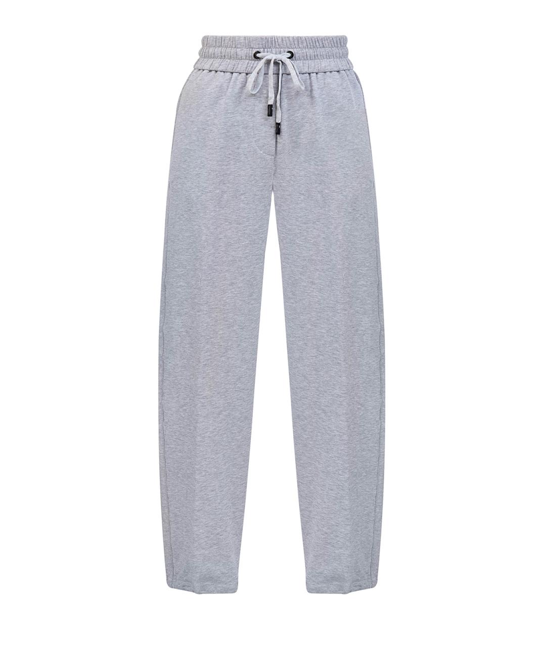 PESERICO Серые хлопковые спортивные брюки и шорты, фото 1