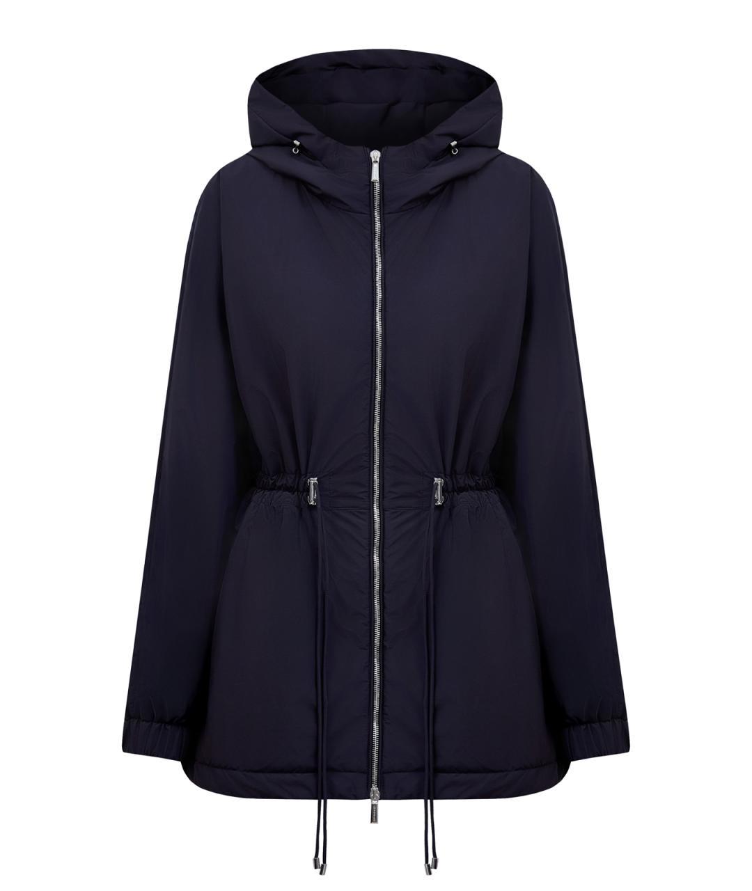 MOORER Черная полиэстеровая куртка, фото 1