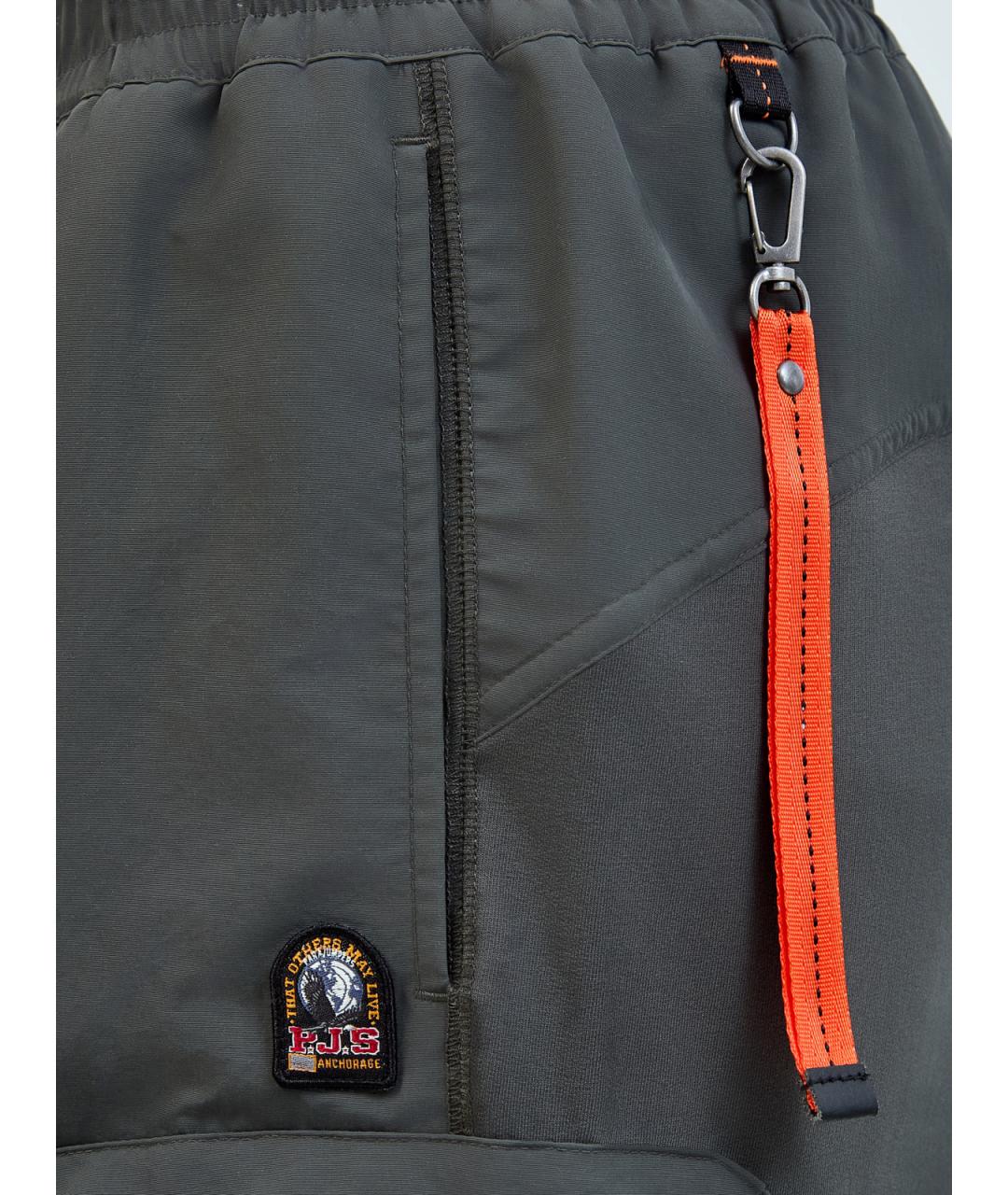 PARAJUMPERS Зеленые хлопковые повседневные брюки, фото 5