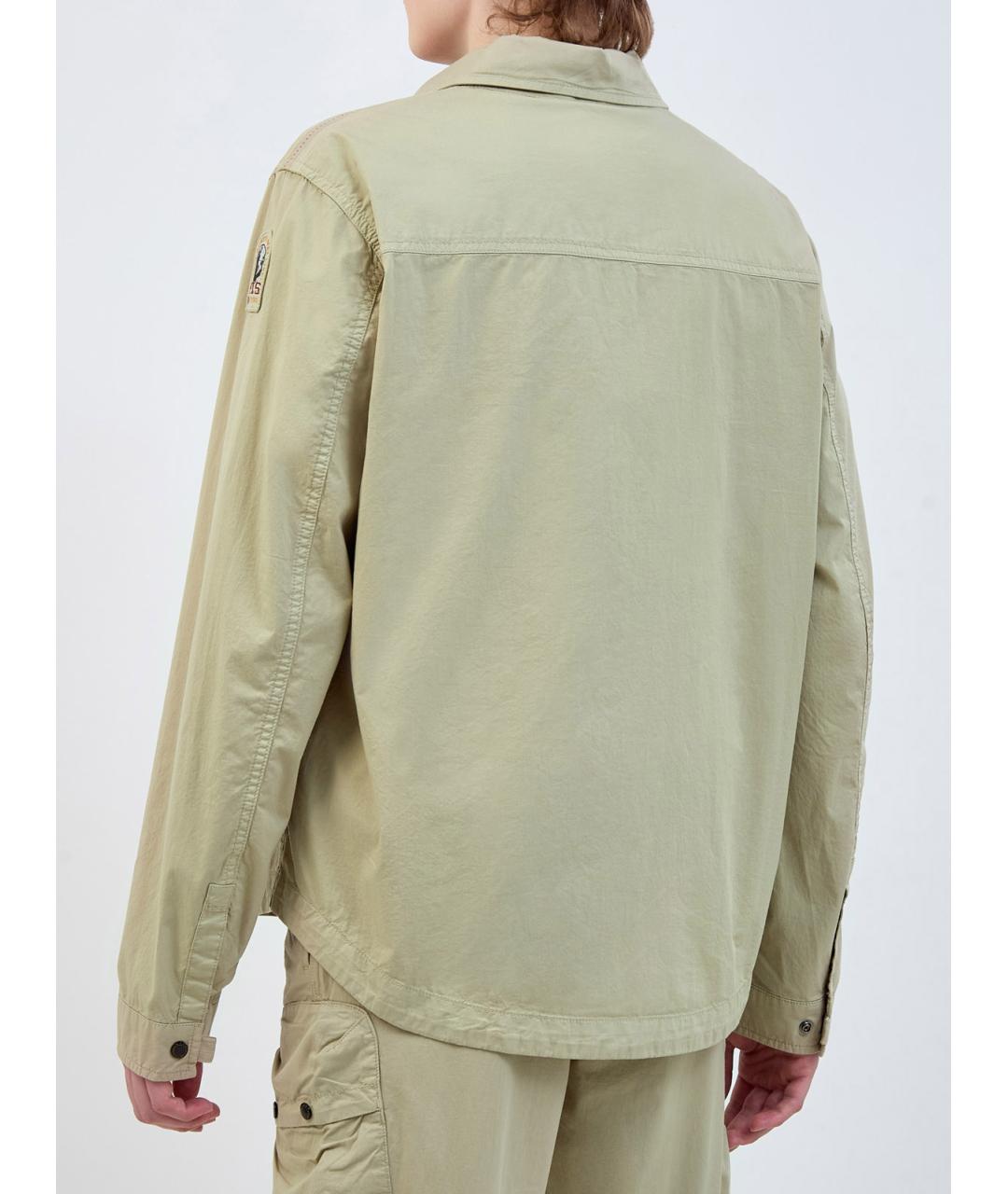 PARAJUMPERS Бежевая хлопковая куртка, фото 4