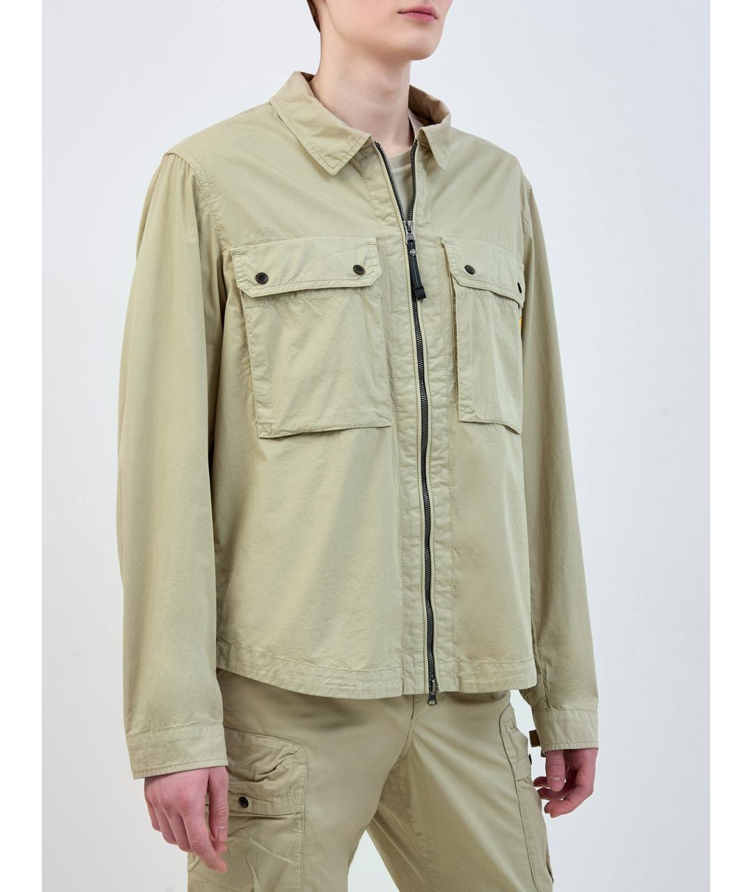 PARAJUMPERS Бежевая хлопковая куртка, фото 3