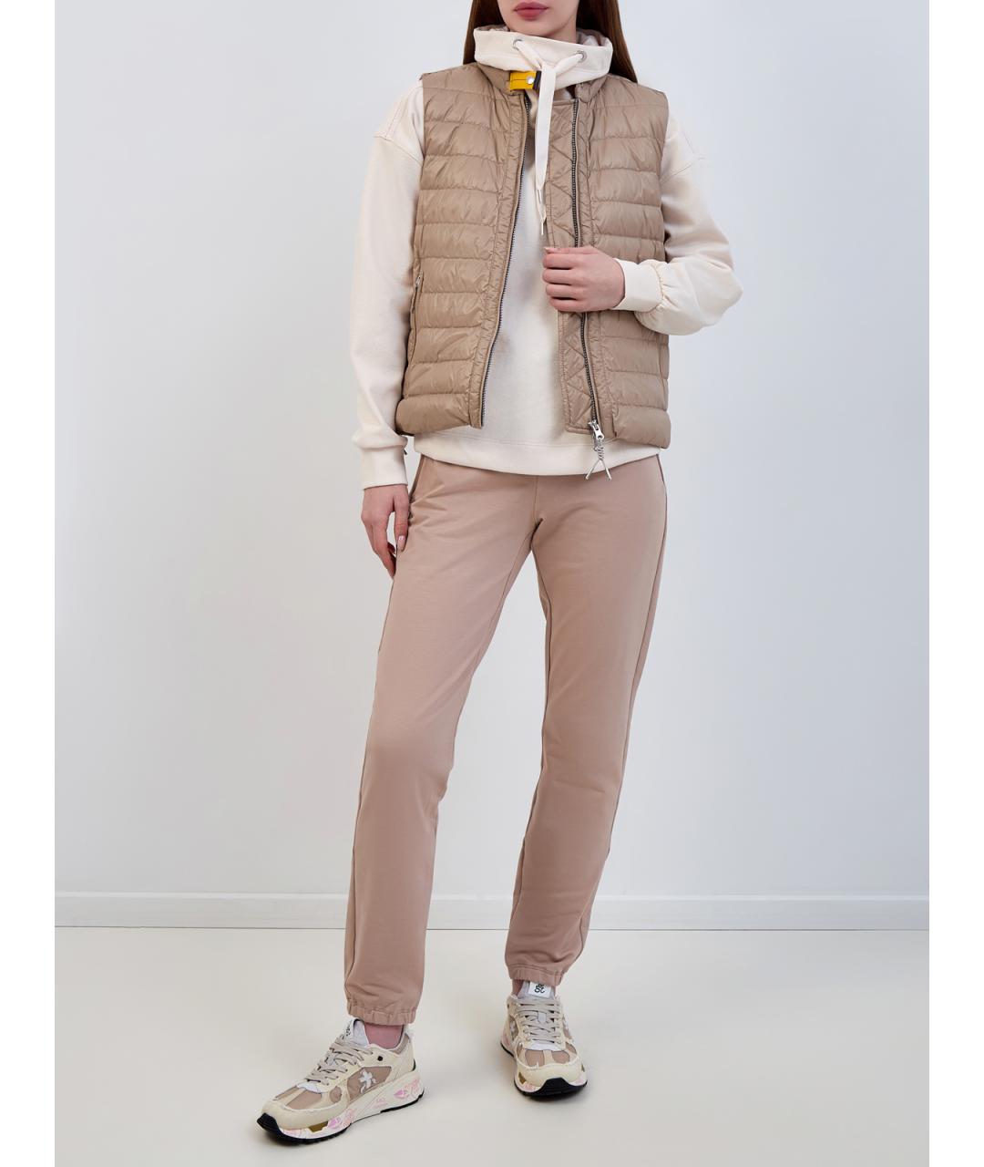 PARAJUMPERS Бежевый полиамидовый жилет, фото 2