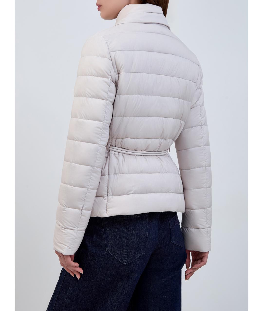 MOORER Серая полиамидовая куртка, фото 4